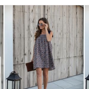 Annika Smocked Tie Dress